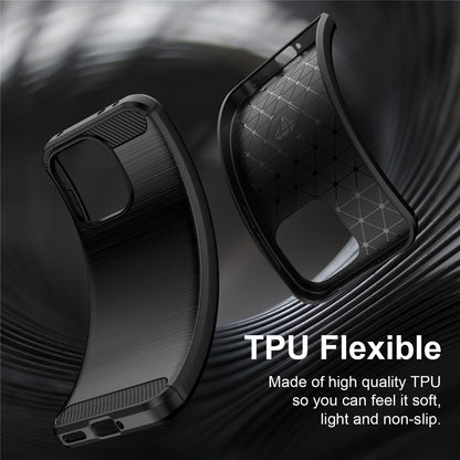 Case for OnePlus Nord 6, Techsuit, Carbon, Black