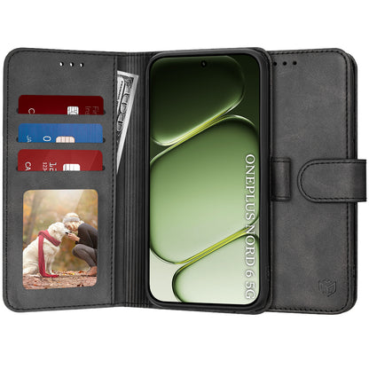 Case for OnePlus Nord 6, Techsuit, Diary Book, Black