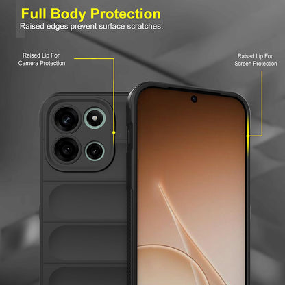Case for OnePlus Nord 6, Techsuit, Magic Shield, Black
