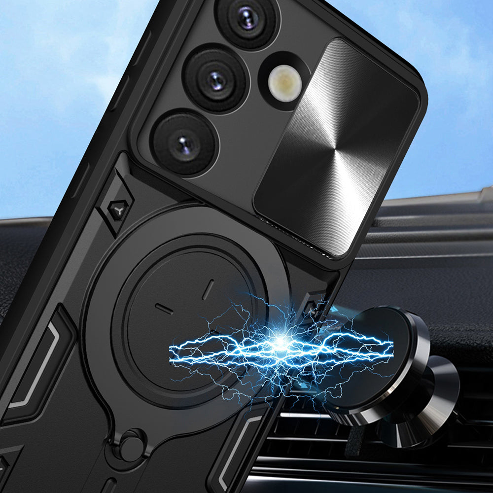 Case for Oppo A5 4G / A5 5G, Techsuit, CamGuard Pro, Red