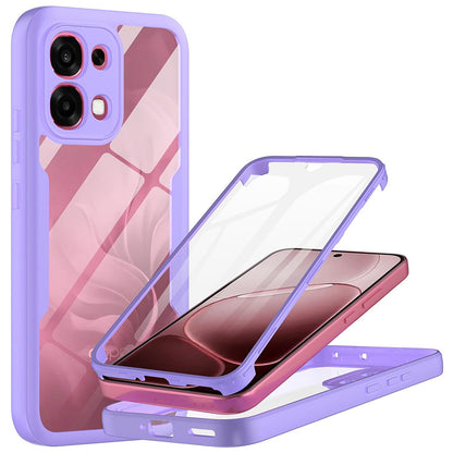 Case for Oppo A6 Pro 5G / A6 Pro 4G, Techsuit, ColorVerse 360, Purple