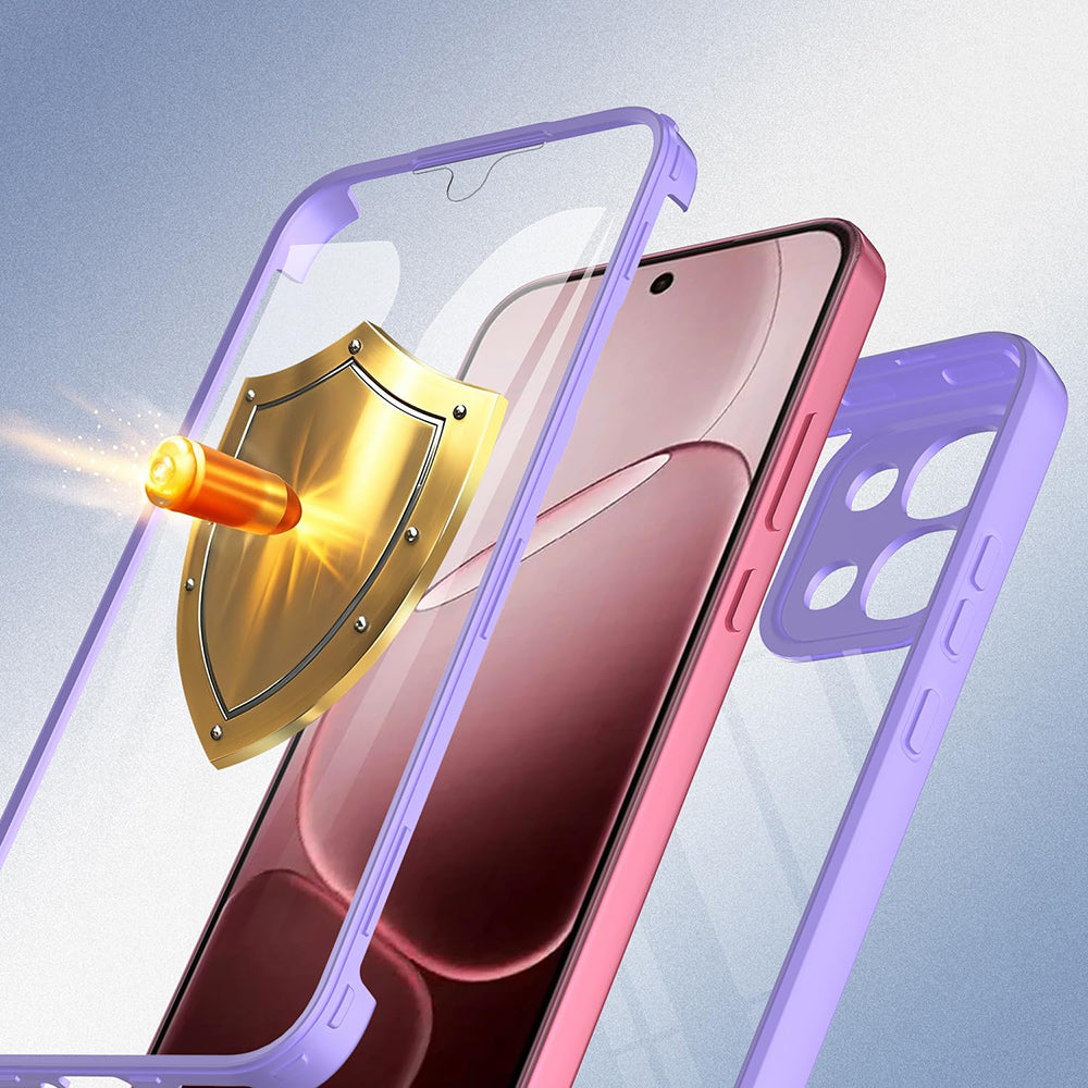 Case for Oppo A6 Pro 5G / A6 Pro 4G, Techsuit, ColorVerse 360, Purple