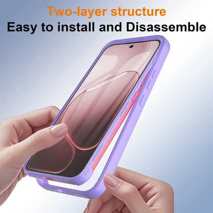 Case for Oppo A6 Pro 5G / A6 Pro 4G, Techsuit, ColorVerse 360, Purple