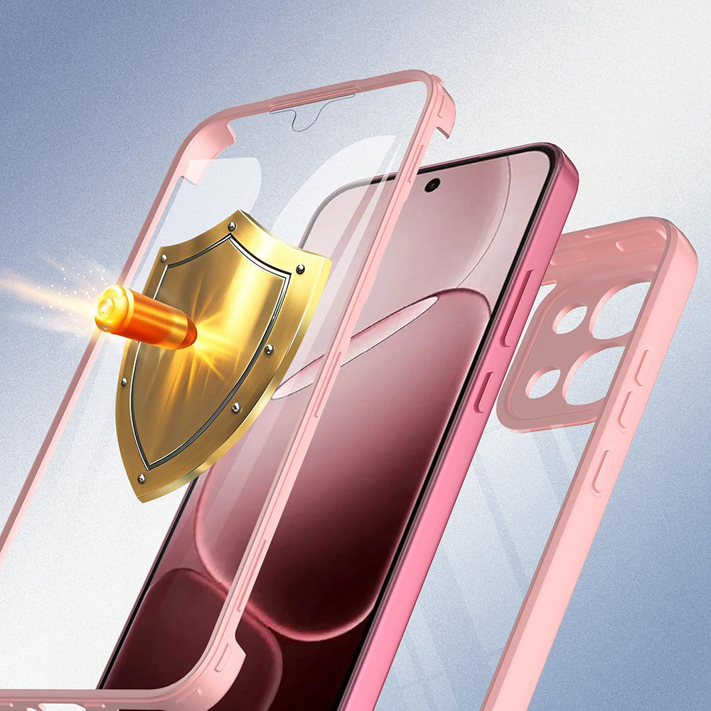 Case for Oppo A6 Pro 5G / A6 Pro 4G, Techsuit, ColorVerse 360, Pink