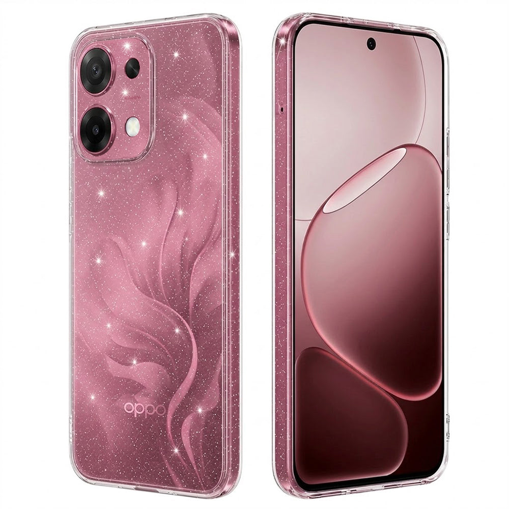 Case for Oppo A6 Pro 5G / A6 Pro 4G, Techsuit, SparkleSkin, Transparent