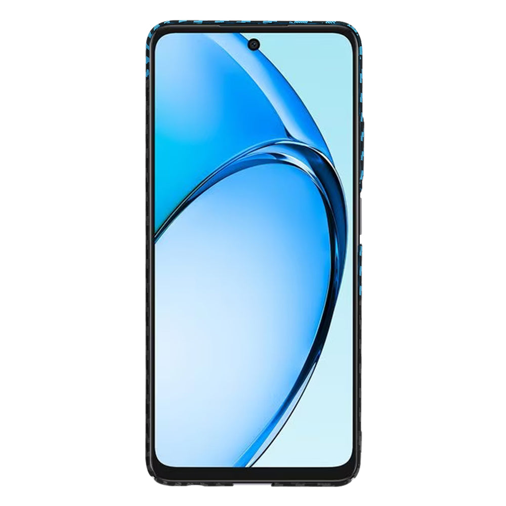 Case for Oppo A60, Techsuit, Carbonite FiberShell, Black Blue