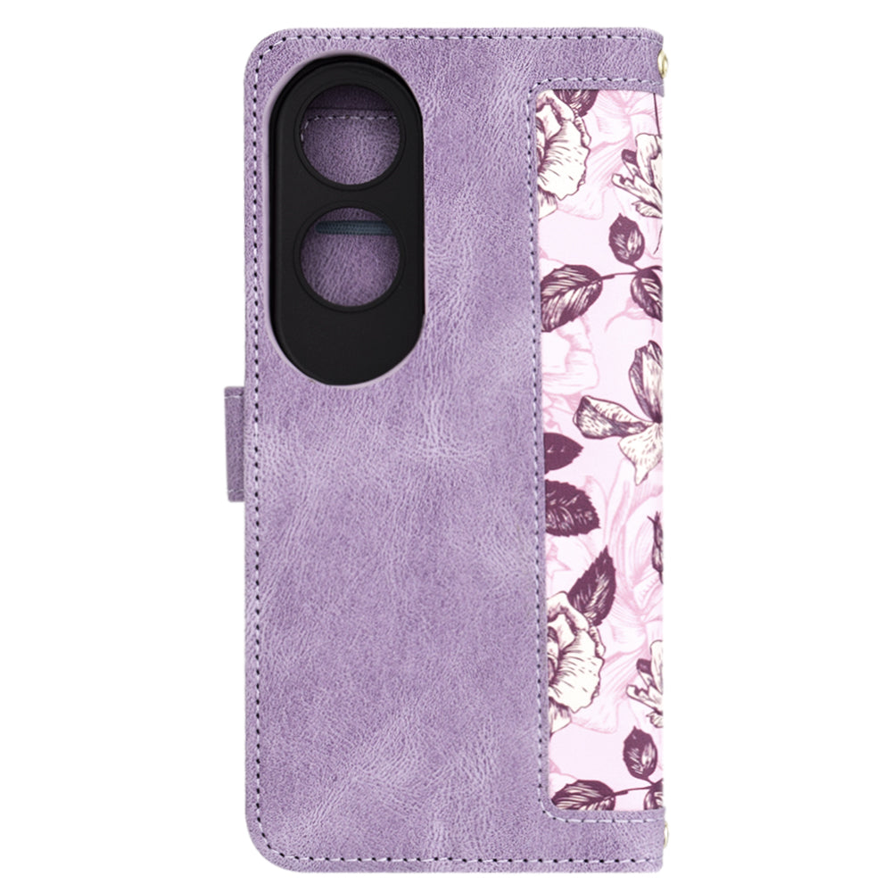 Case for Oppo A60, Techsuit, FlipCraft, Purple