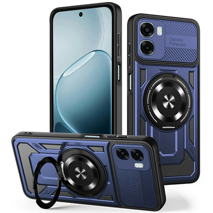 Case for Oppo A6k 4G / A6x 4G / A6x, Techsuit, RuggedCam, Blue
