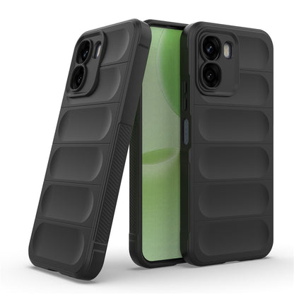 Case for Oppo A6x 4G / A6x, Techsuit, Magic Shield, Black