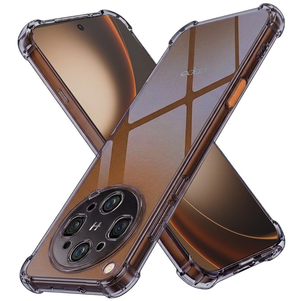 Case for Oppo Find X9 Ultra, Techsuit, Shockproof Clear, Smoke