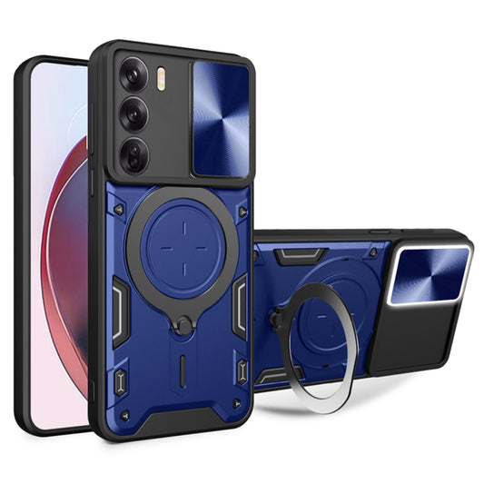 Case for Oppo Reno12 Pro, Techsuit, CamGuard Pro, Blue