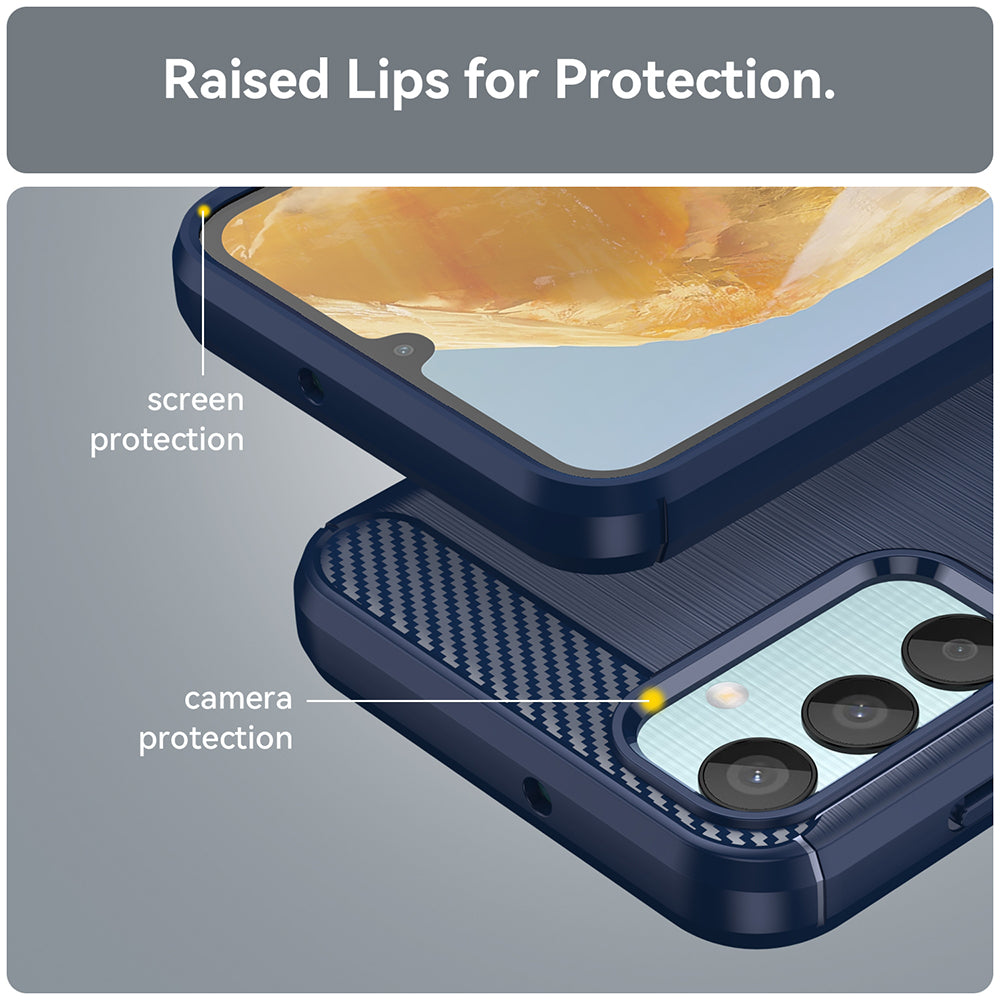 Case for Oppo Reno12, Techsuit, Carbon, Black
