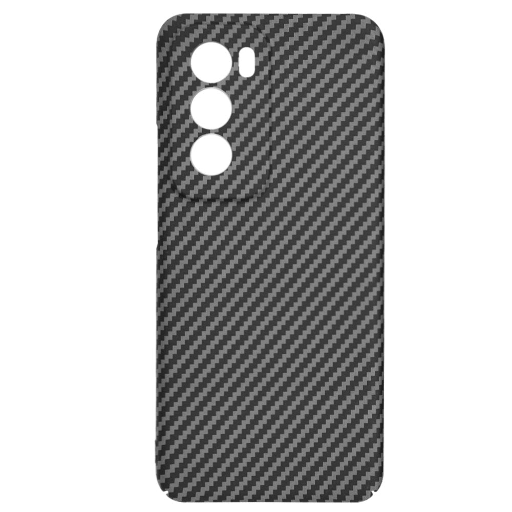 Case for Oppo Reno12, Techsuit, Carbonite FiberShell, Black