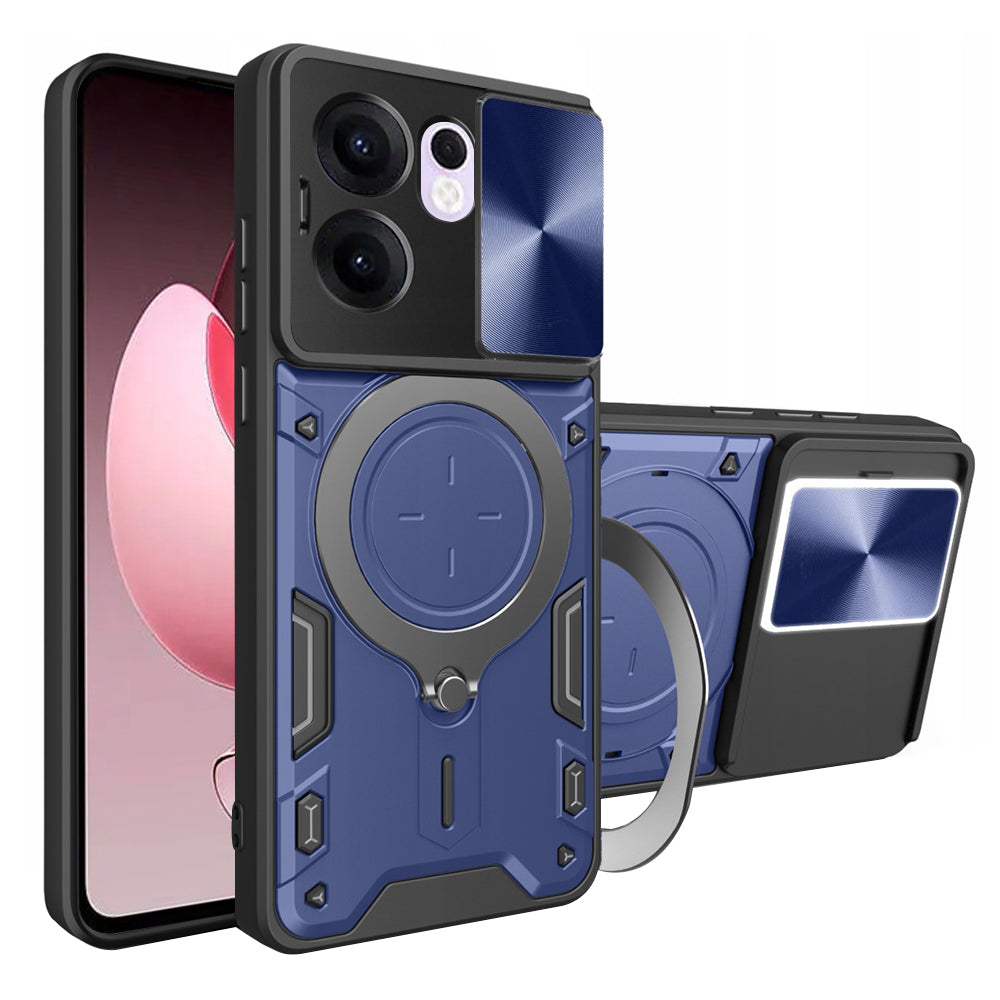 Case for Oppo Reno13 FS 5G / Reno13 F 4G / Reno13 F, Techsuit, CamGuard Pro, Blue