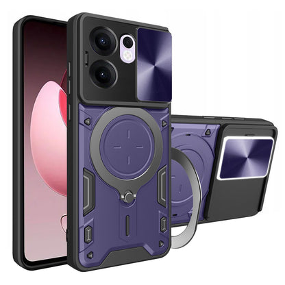 Case for Oppo Reno13 FS 5G / Reno13 F 4G / Reno13 F, Techsuit, CamGuard Pro, Purple
