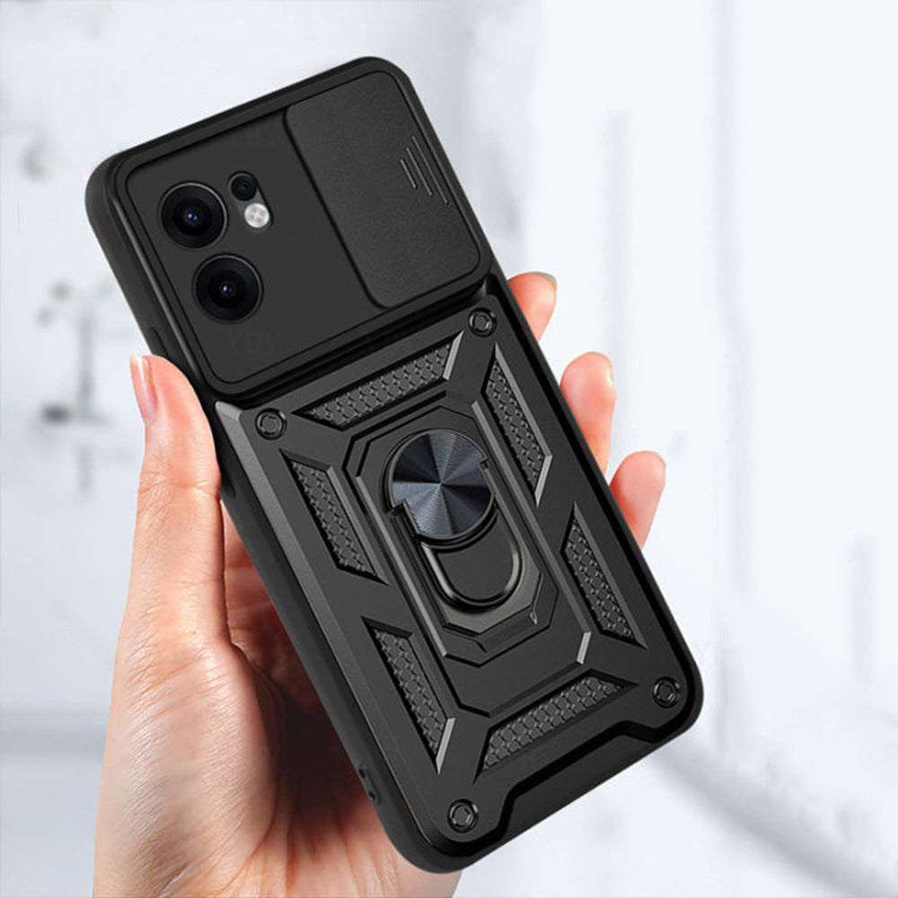 Case for Oppo Reno13 FS 5G / Reno13 F 4G / Reno13 F, Techsuit, CamShield, Green