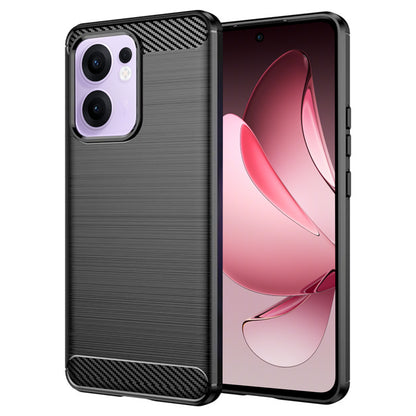 Case for Oppo Reno13 FS 5G / Reno13 F 4G / Reno13 F, Techsuit, Carbon, Black