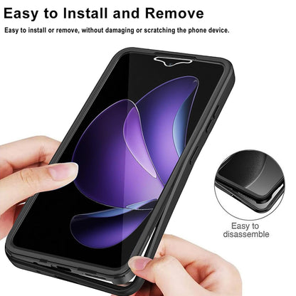 Case for Oppo Reno13 FS 5G / Reno13 F 4G / Reno13 F, Techsuit, ColorVerse 360, Black