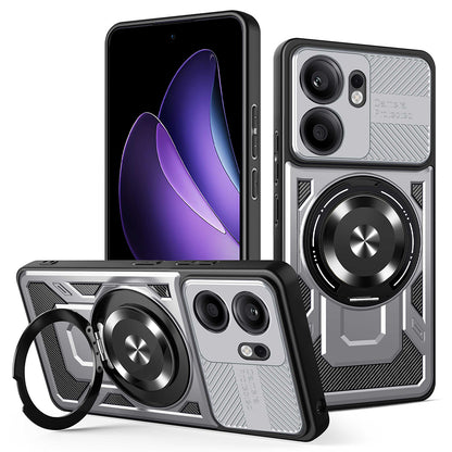 Case for Oppo Reno13 FS 5G / Reno13 F 4G / Reno13 F, Techsuit, RuggedCam, Gray