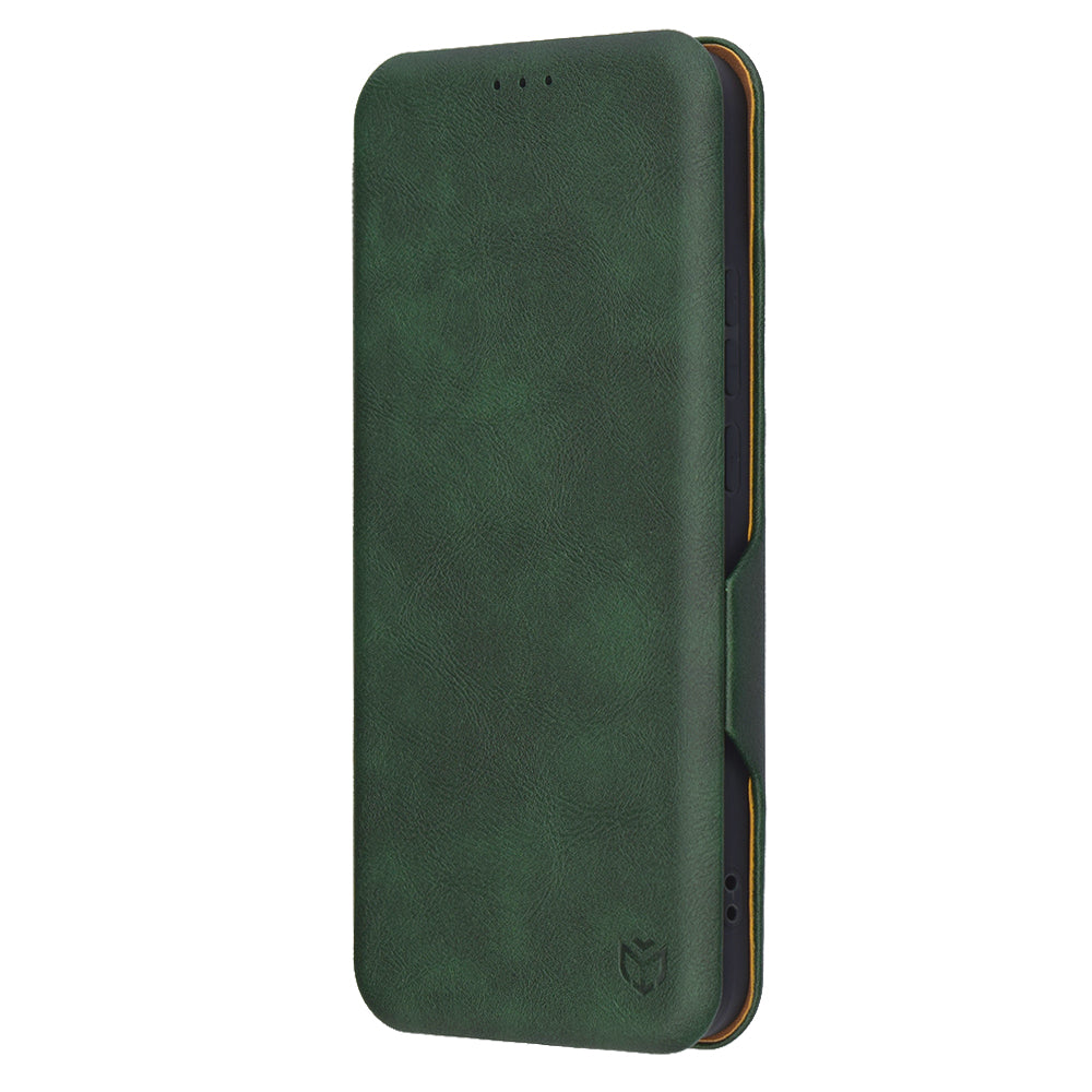 Case for Oppo Reno13 FS 5G / Reno13 F 4G / Reno13 F, Techsuit, Safe Wallet Plus, Green