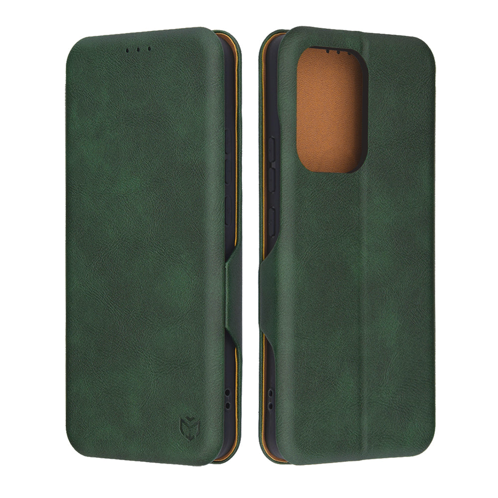 Case for Oppo Reno13 FS 5G / Reno13 F 4G / Reno13 F, Techsuit, Safe Wallet Plus, Green