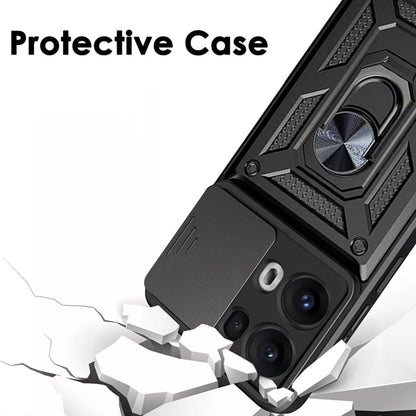 Case for Oppo Reno13 Pro, Techsuit, CamShield, Black