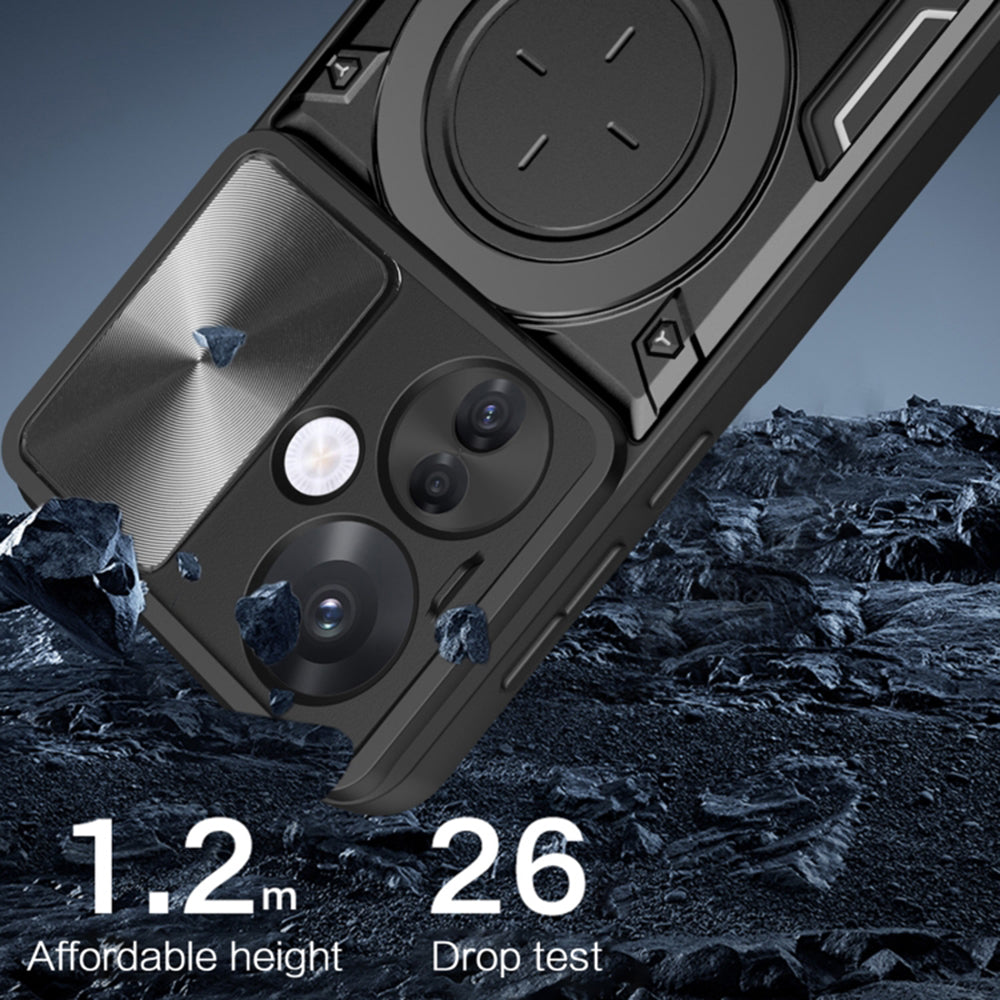 Case for Oppo Reno13, Techsuit, CamGuard Pro, Purple