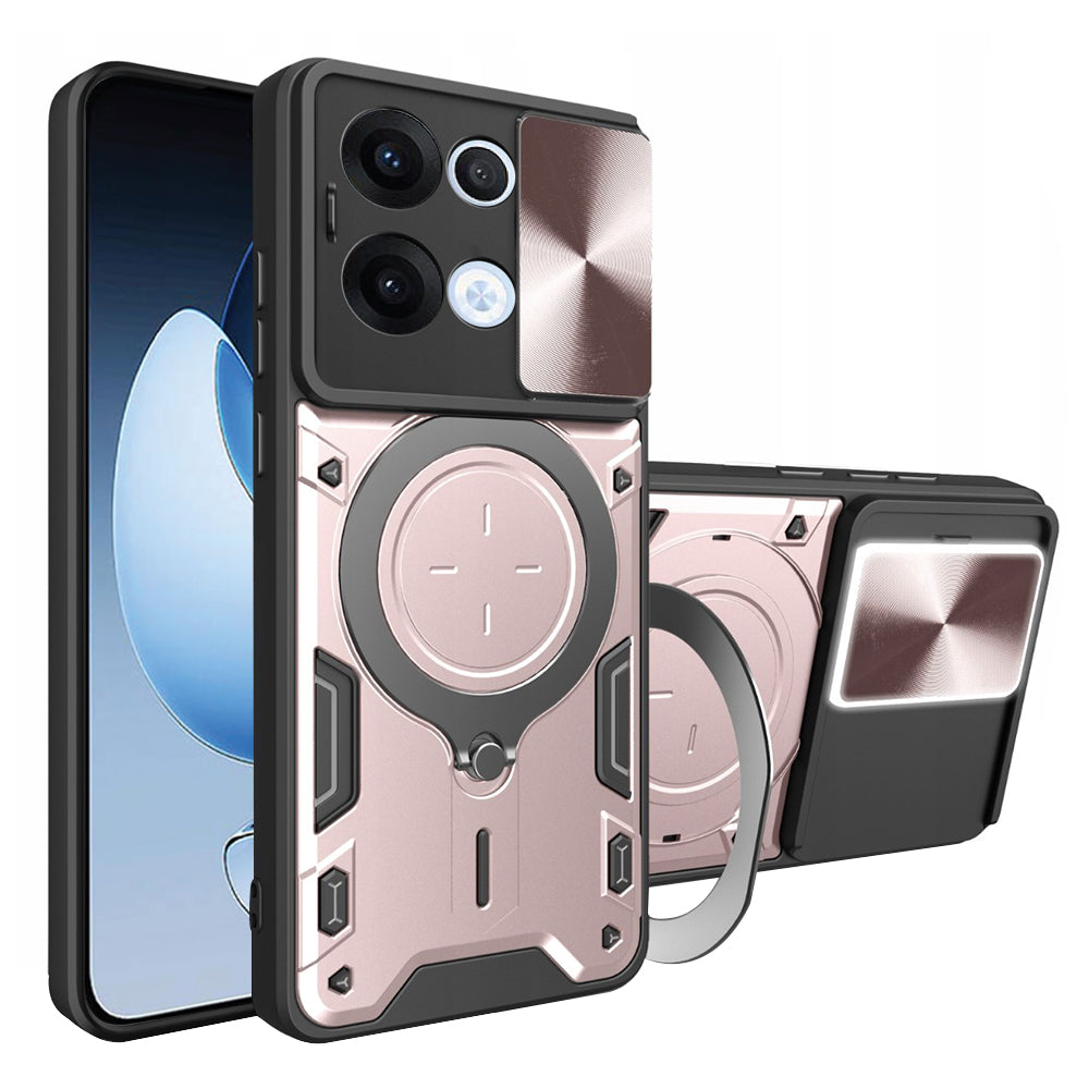 Case for Oppo Reno13, Techsuit, CamGuard Pro, Rose Gold