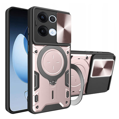Case for Oppo Reno13, Techsuit, CamGuard Pro, Rose Gold