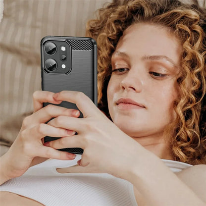 Case for Oppo Reno14 Pro, Techsuit, Carbon, Black