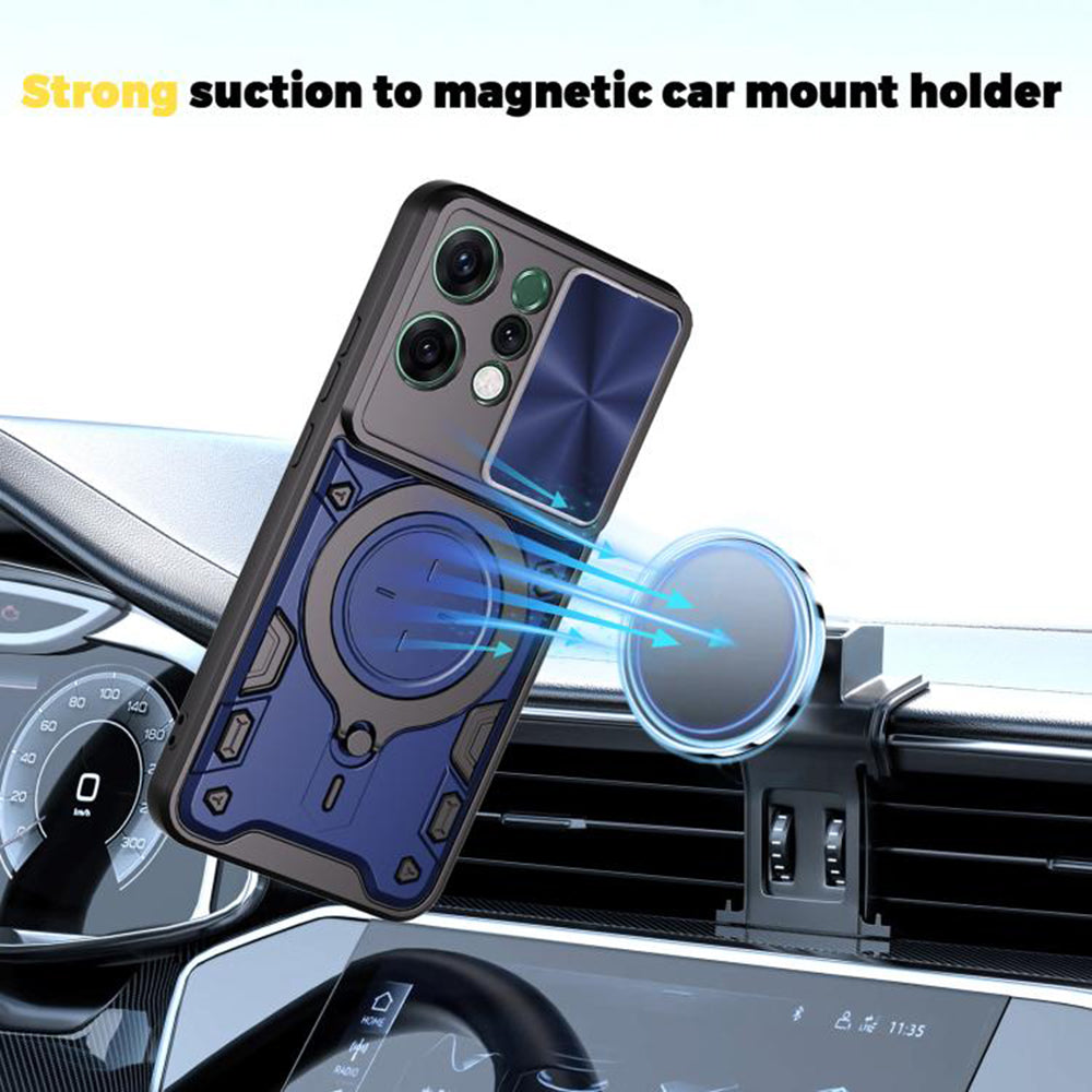 Case for Oppo Reno14, Techsuit, CamGuard Pro, Purple