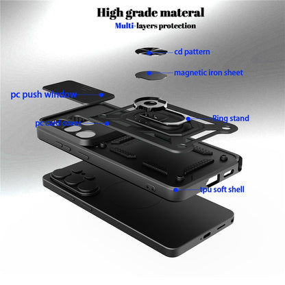 Case for Oppo Reno15 FS / Reno15 F, Techsuit, CamShield, Black