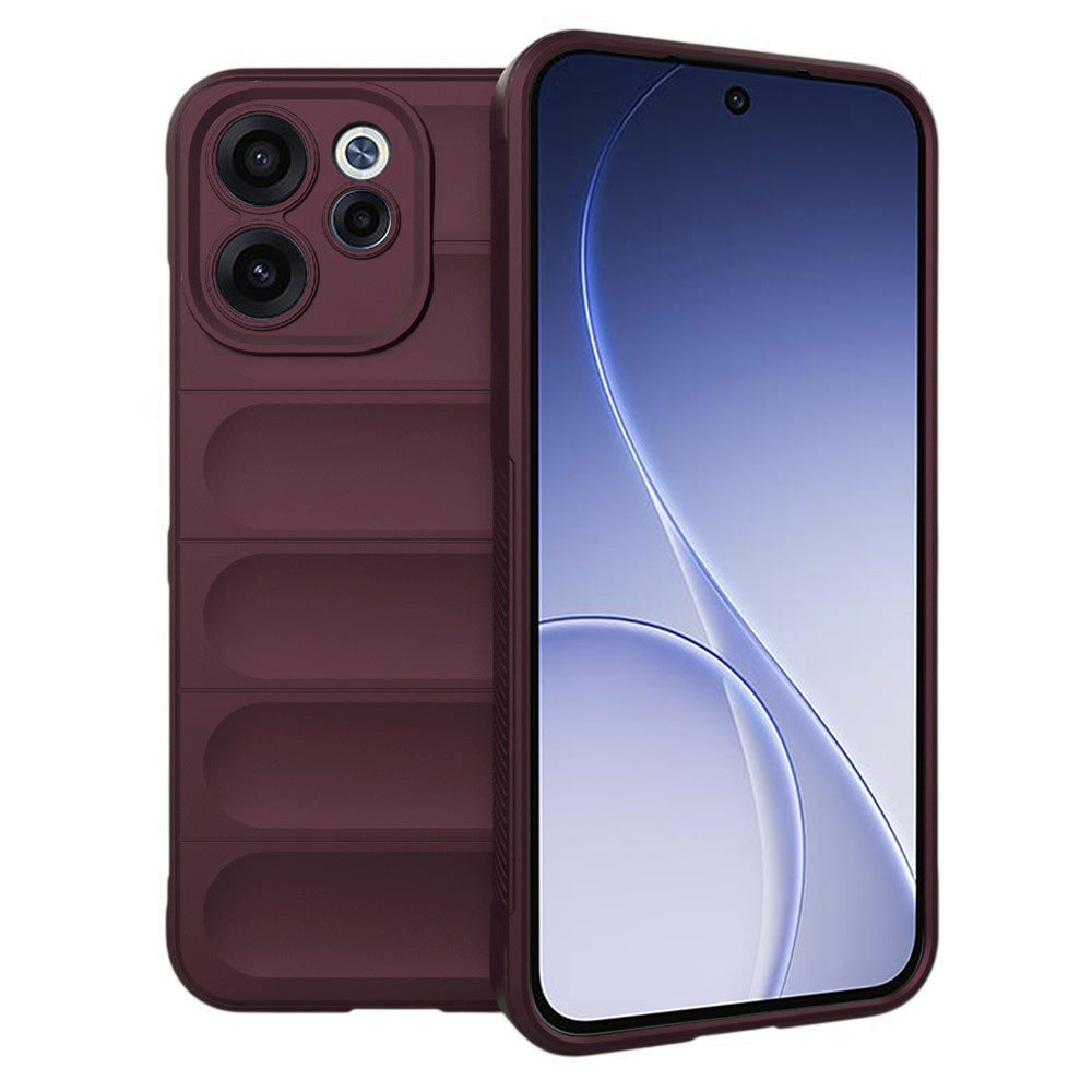 Case for Oppo Reno15 FS / Reno15 F, Techsuit, Magic Shield, Burgundy