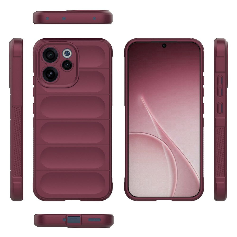 Case for Oppo Reno15 FS / Reno15 F, Techsuit, Magic Shield, Burgundy