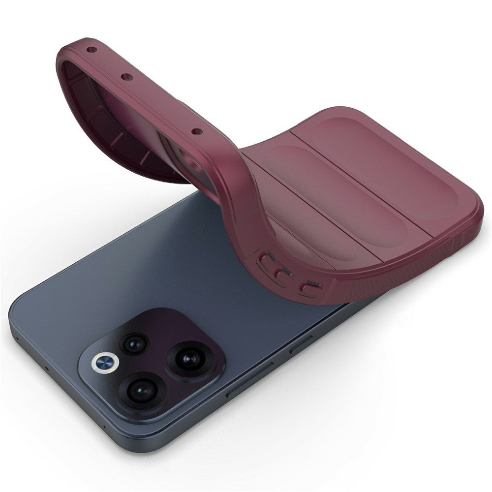 Case for Oppo Reno15 FS / Reno15 F, Techsuit, Magic Shield, Burgundy