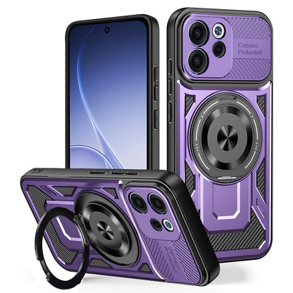 Case for Oppo Reno15 FS / Reno15 F, Techsuit, RuggedCam, Purple
