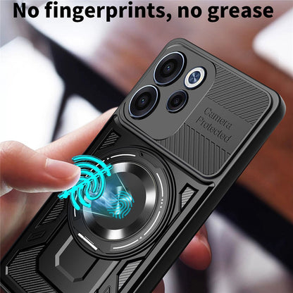Case for Oppo Reno15 FS / Reno15 F, Techsuit, RuggedCam, Purple