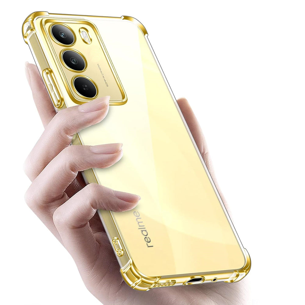 Case for Realme 14x, Techsuit, Shockproof Clear, Transparent