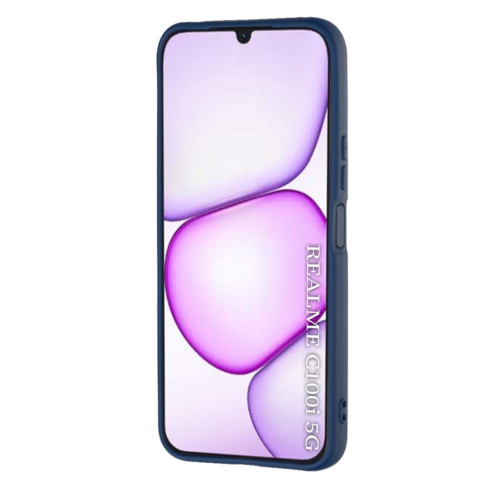 Case for Realme C100 5G, Techsuit, SoftFlex, Navy Blue