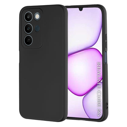 Case for Realme C100 5G, Techsuit, SoftFlex, Black