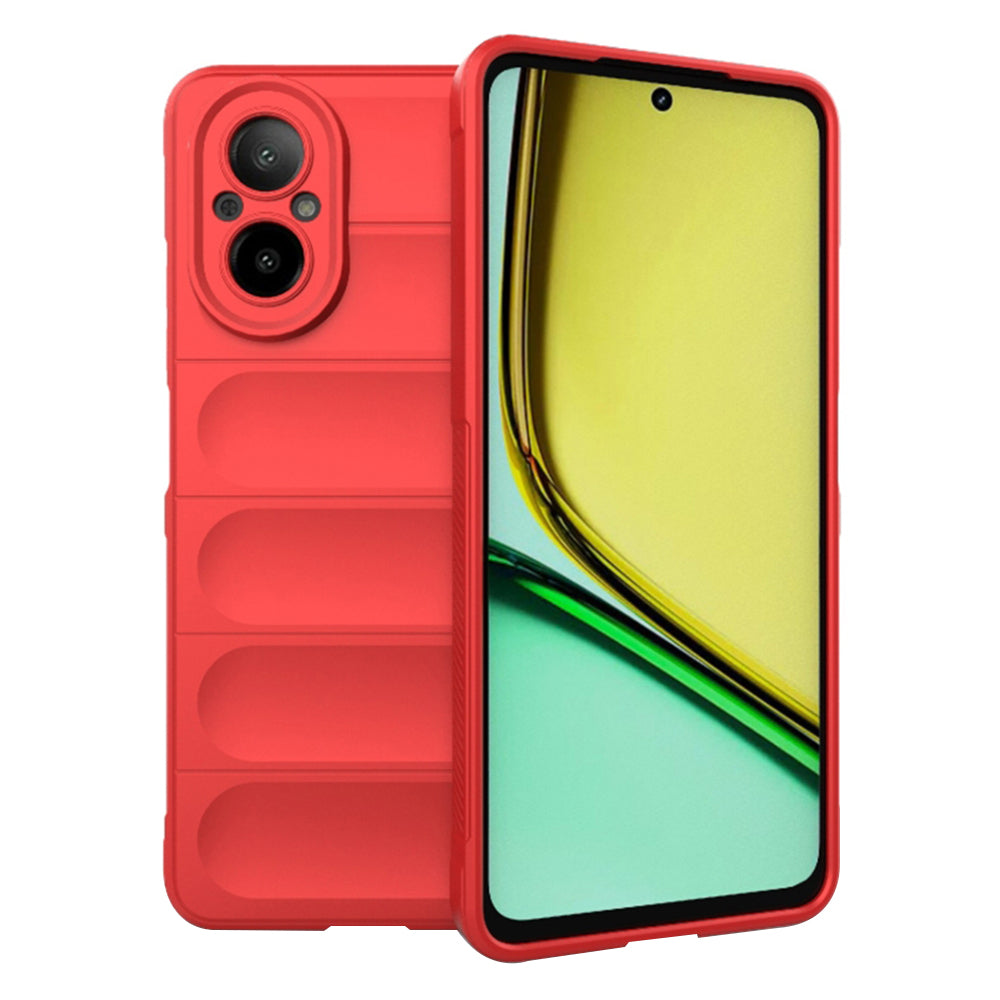 Case for Realme C67 4G, Techsuit, Magic Shield, Red