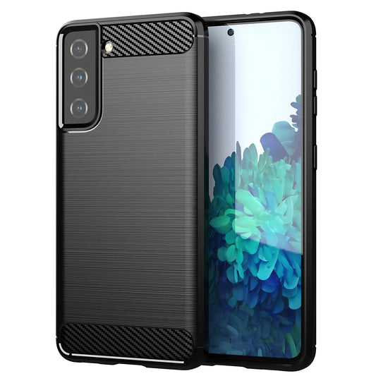 Case for Samsung Galaxy S21 5G G991, OEM, Carbon, Black