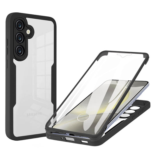 Case for Samsung Galaxy S25 S931, Techsuit, ColorVerse 360, Black