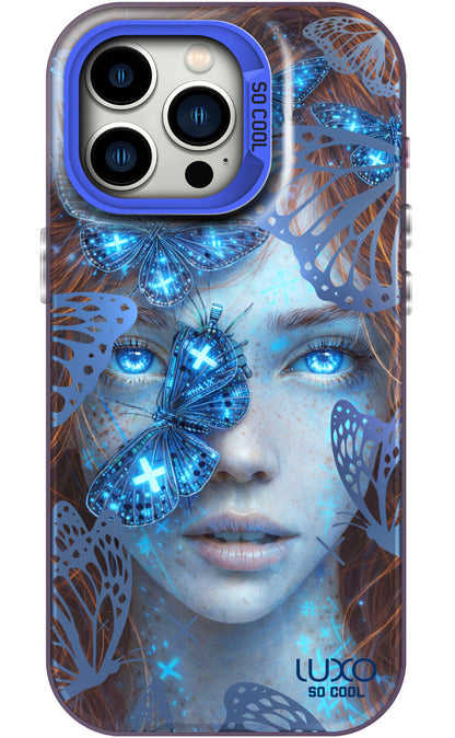 Case for Samsung Galaxy A54 A546, LUXO So CooL, ArcadiA Butterfly Girl, Multicolor