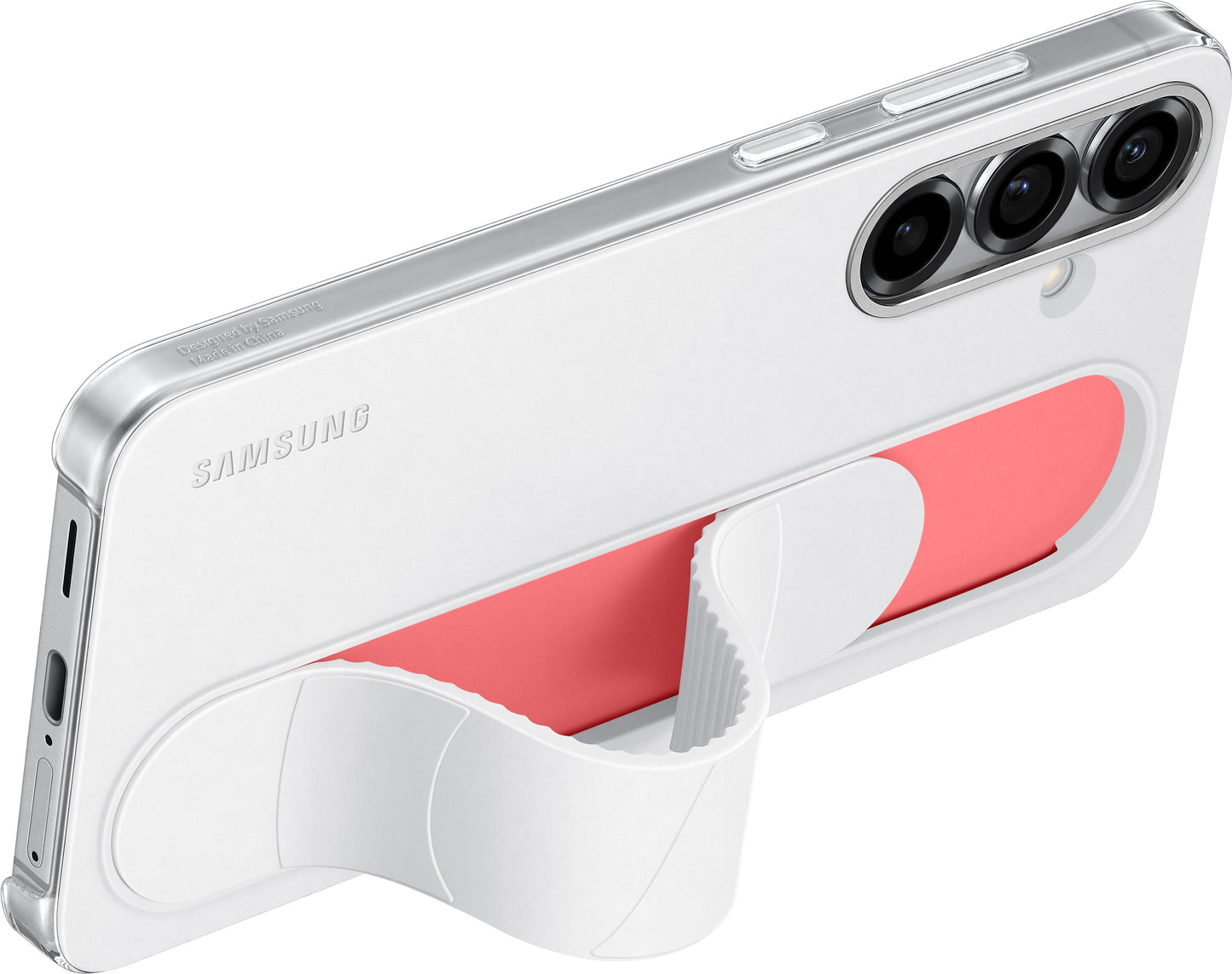 Case for Samsung Galaxy S25+ S936, Standing Grip, White EF-GS936CWEGWW