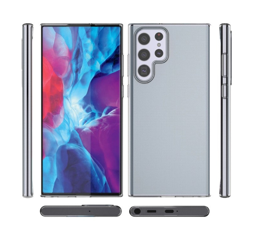Case for Samsung Galaxy S22 Ultra 5G S908, OEM, Ultra Slim, 0.5mm, Transparent