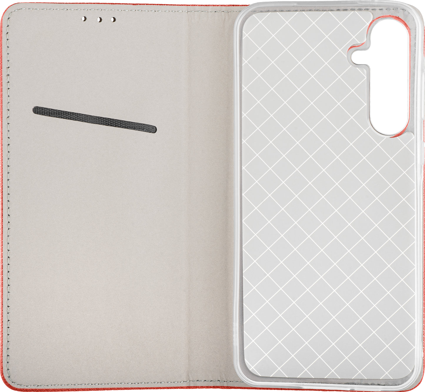 Case for Samsung Galaxy A56 A566 / A36 A366, OEM, Smart Magnet, Red