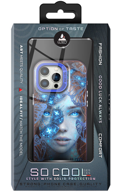 Case for Samsung Galaxy A14 A145 / A14 5G A146, LUXO So CooL, ArcadiA Butterfly Girl, Multicolor