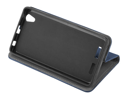 Case for Samsung Galaxy A26 A266, OEM, Smart Magnet, Navy Blue