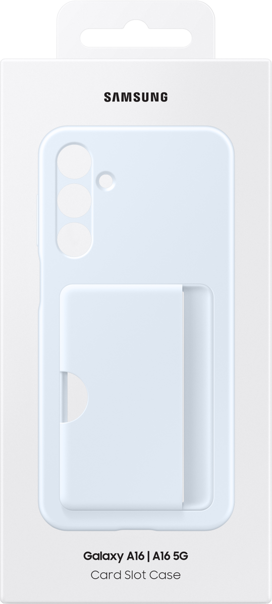 Case for Samsung Galaxy A16 5G A166 / A16 4G A165, Card Slot Case, Blue EF-OA166TLEGWWW 